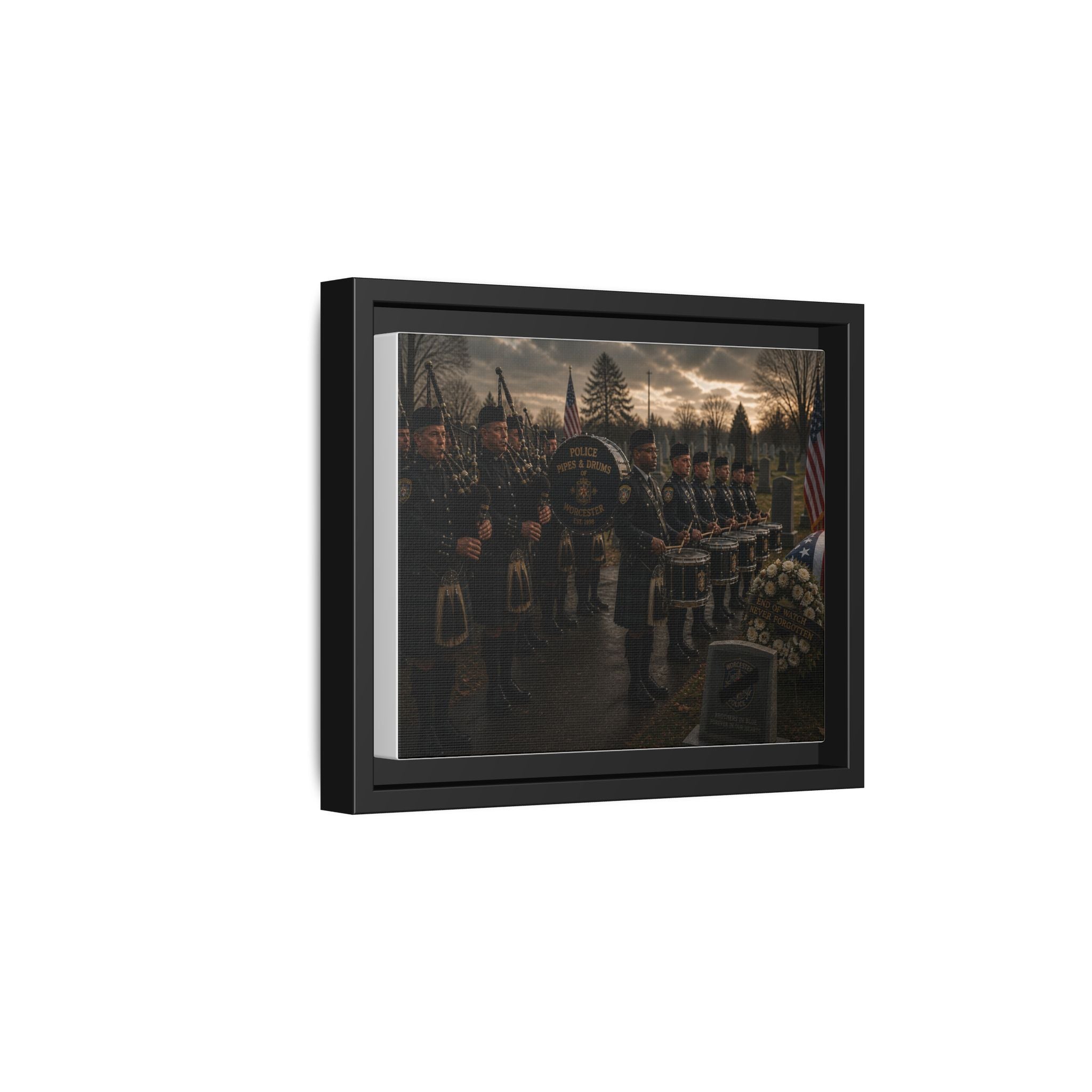 Matte Canvas, Framed (Multi-color)